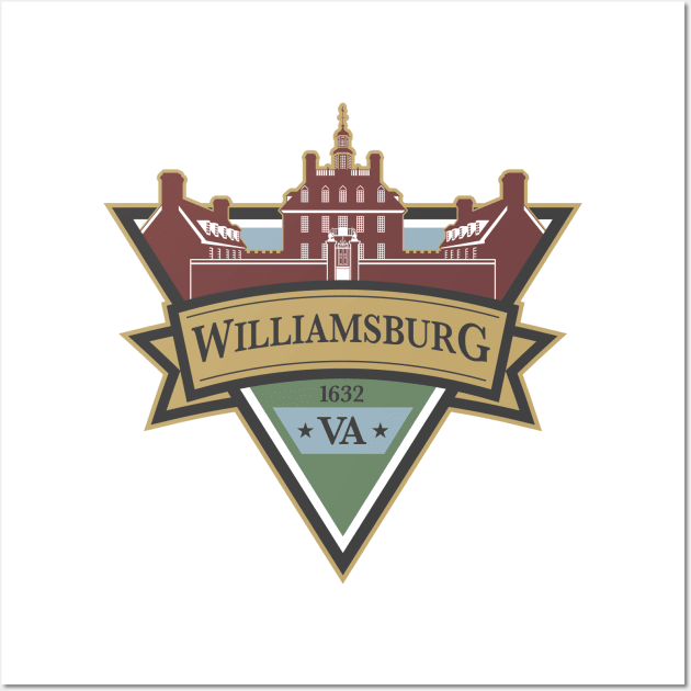 Williamsburg, Virginia, 1632 Wall Art by hobrath